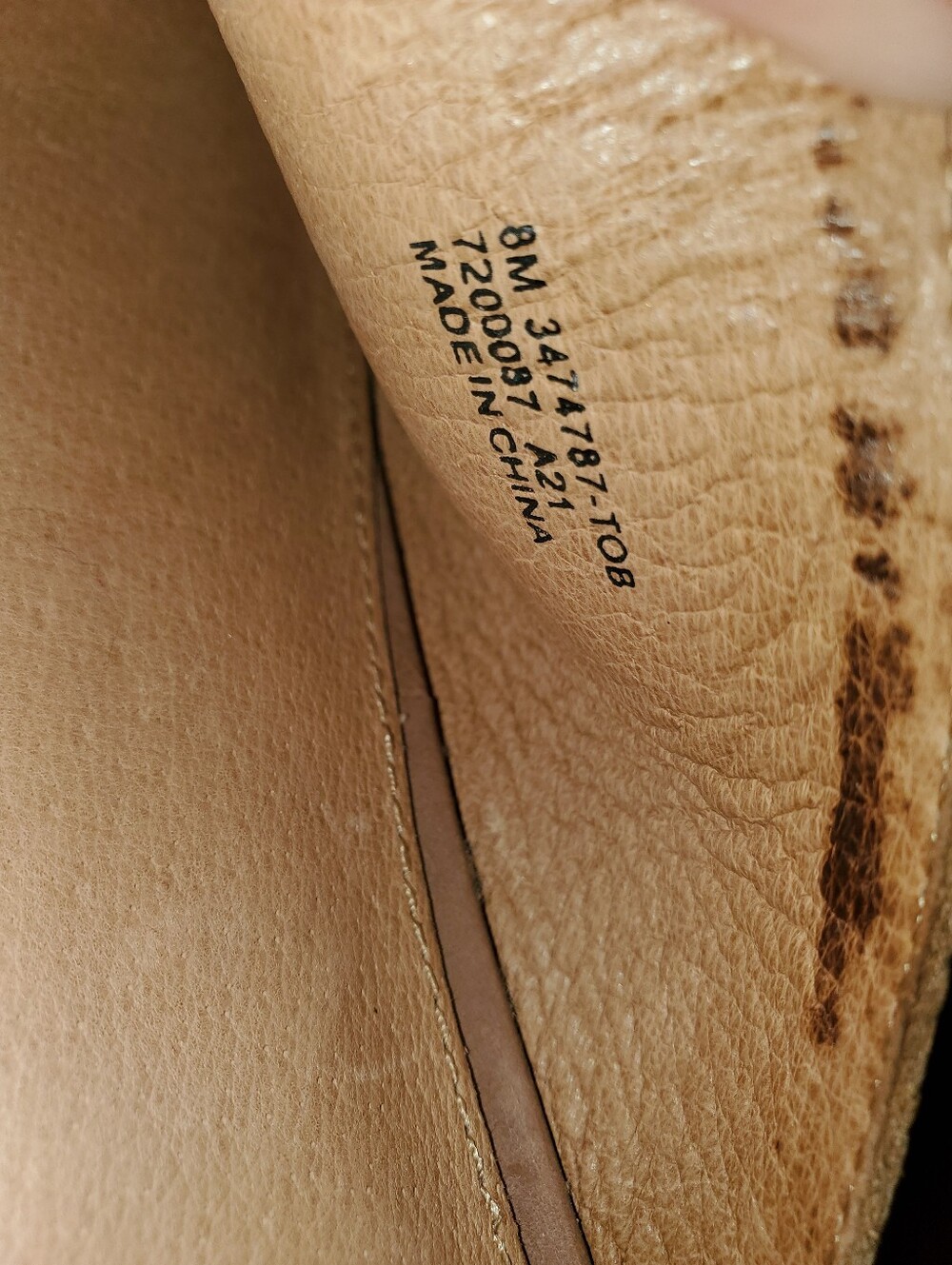 Frye Taupe Leather Slip-On Mules - Picture 5 of 7
